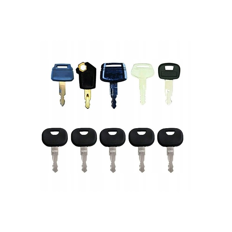 Excavator ignition keys for Hitachi, 10 pcs, Baaqii