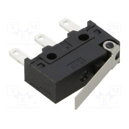 1 pcs x DIPTRONICS - MS6-5L11Q1GV - Microswitch SNAP ACTION, 5A/30VDC, with lever, SPDT, ON-(ON)