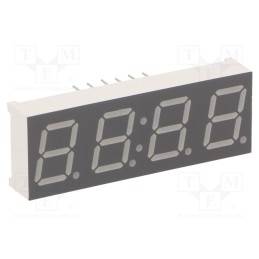 1 pcs x LUCKYLIGHT - KW4-39ACVA - Display: LED, 7-segment, 10mm, 0.39', No.char: 4, red, 20÷40mcd