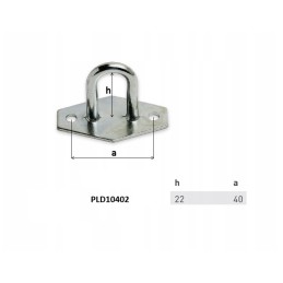 Hook, grip, guide, handle, h 22, 10 pcs