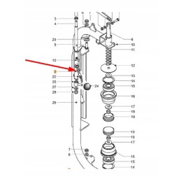 Kb0051125 self-locking nut m10 x 1 5