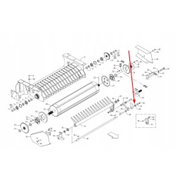 B02500002r nylon sleeve 22 x 28 x 16 5