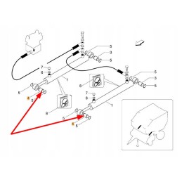 Bg3320135 blade hydraulic cylinder pin