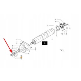 Kb8852368 washer for pressing shaft 40 5 60x5