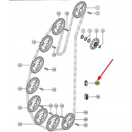 16ah1 ow inner link of the 16ah 1 chain