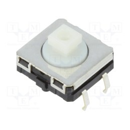 1 pcs x OMRON OCB - B3W4050S - Microswitch TACT, SPST-NO, Pos: 2, 0.05A/24VDC, THT, none, 1.96N