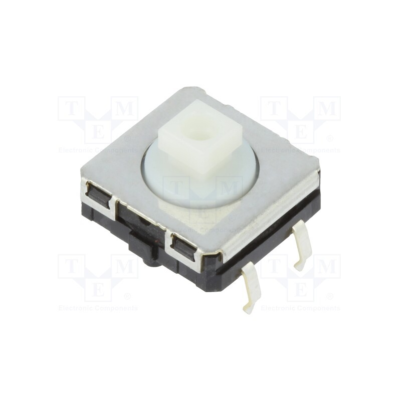 1 pcs x OMRON OCB - B3W4050S - Microswitch TACT, SPST-NO, Pos: 2, 0.05A/24VDC, THT, none, 1.96N