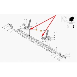 Kb8850a78 screw, partial thread, m10 x 60