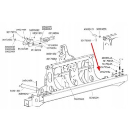 30601022 nut 6 angles m22 x 2 5