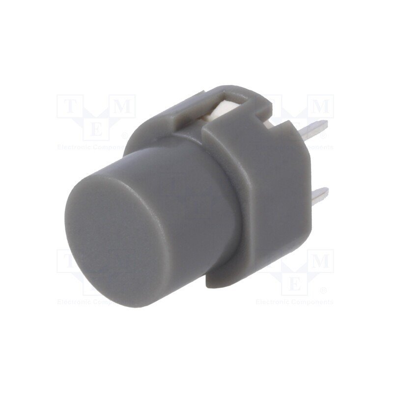 1 pcs x C&K - D6R10 F1 LFS - Switch: keypad, Pos: 2, SPST-NO, 0.01A/32VDC, grey, THT, 1.3N, round