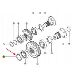 326073 0 external seger ring 62 x 2 5