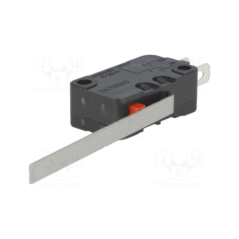 1 pcs x OMRON OCB - D3V-163-1A5 - Microswitch SNAP ACTION, 16A/250VAC, 10A/30VDC, with lever, SPDT