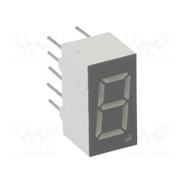 1 pcs x LUCKYLIGHT - KW1-361ASA - Display: LED, 7-segment, 9.1mm, 0.36', No.char: 1, red, 1.5÷2.5mcd
