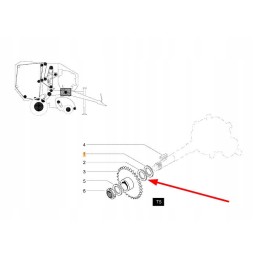 Kb8852390 gear wheel washer