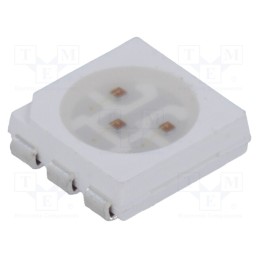 1 pcs x OPTOSUPPLY - OS5RKTS4C1A - LED, SMD, 5060,PLCC6, red, 4200÷5800mcd, 5x5x1.5mm, 120°, 1.8÷2.6V