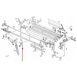 5595 017 02 600 plate with pin