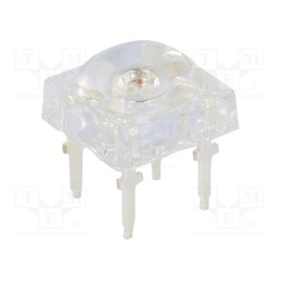 1 pcs x OPTOSUPPLY - OSTBGAZ5D1D - LED Super Flux, 7.62x7.62mm, tricolour, RGB, 3000÷4200mcd, 130°