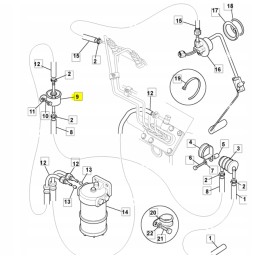 Fuel pump jcb mini excavator bobcat yanmar jcb