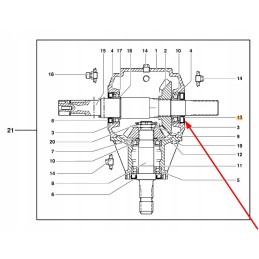 Kb0071009 gear oil seal