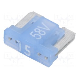 5 pcs x ESKA - 341729-58V - Fuse: fuse, 15A, 58VDC, automotive, 11mm, tin alloy