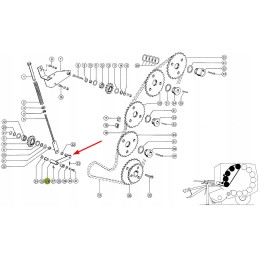 822681 0 chain tensioner lever