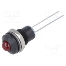 1 pcs x CML INNOVATIVE TECHNOLOGIES - 190413IP - Indicator: LED, prominent, red, 2VDC, Ø8mm, connectors 2,8x0,8mm