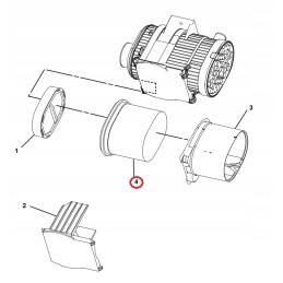 Air filter cat 432e 434e 442d e 444e 2277448