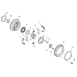 Wacker dpu25 dpu30 bpu clutch spring 0201724