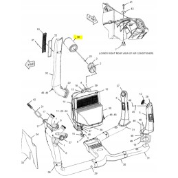 Cabin filter cat backhoe loader cva