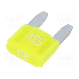 5 pcs x ESKA - 341131-58V - Fuse: fuse, 20A, 58VDC, automotive, 11.2mm, tin alloy