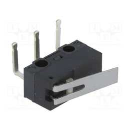 1 pcs x OMRON OCB - D2F-L-A - Microswitch SNAP ACTION, 3A/125VAC, 2A/30VDC, with lever, SPDT