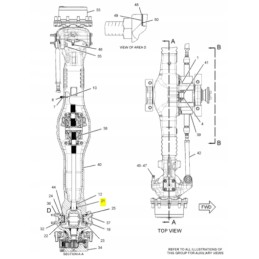 Seal for Polosi Cat backhoe loader 1987822