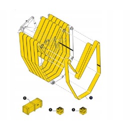 Press belt new holland br 7060 84141594 cnh