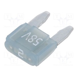 5 pcs x ESKA - 341120-58V - Fuse: fuse, 2A, 58VDC, automotive, 11.2mm, tin alloy