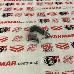Yanmar metal and rubber handle for a hydraulic hose