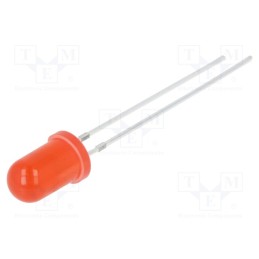 1 pcs x OPTOSUPPLY - OSR5PA5A34A-CRLED14 - CRLED, 5mm, red, 3000mcd, 30°, Front: convex, 12V, No.of term: 2