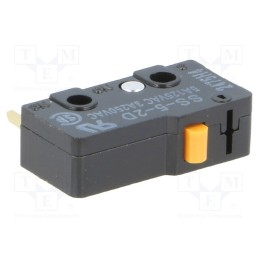 1 pcs x OMRON OCB - SS-5-2D - Microswitch SNAP ACTION, 5A/125VAC, without lever, SPST-NC, IP40
