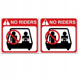 Occupational health and safety prohibition stickers, forklift, pallet truck