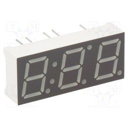 1 pcs x LUCKYLIGHT - KW3-392AGA - Display: LED, 7-segment, 10mm, 0.39', No.char: 3, yellow-green