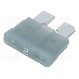 5 pcs x ESKA - 340020-58V - Fuse: fuse, 2A, 58VDC, automotive, 19.3mm, tin alloy
