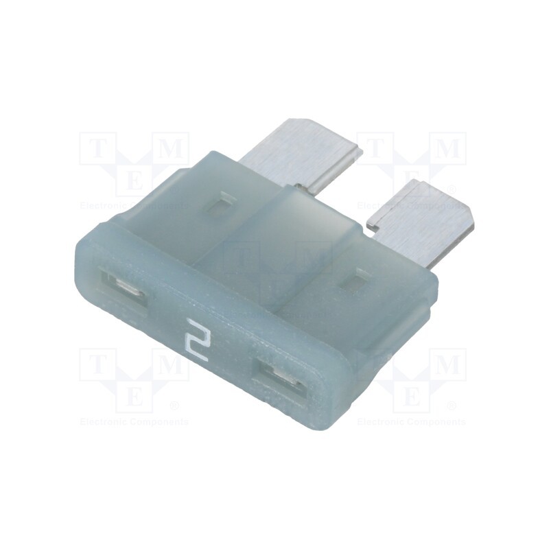 5 pcs x ESKA - 340020-58V - Fuse: fuse, 2A, 58VDC, automotive, 19.3mm, tin alloy