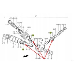 817670 0 gears of the scraper angle gear
