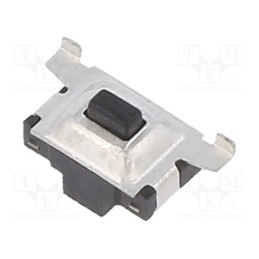 1 pcs x KNITTER-SWITCH - TSS 4 RA - Microswitch TACT, SPST-NO, Pos: 2, 0.05A/12VDC, SMD, none, 2.16N