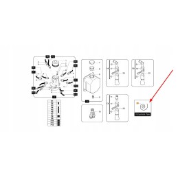 Kb8873285 central lubrication system cable