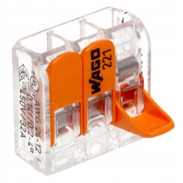 3 pin wago quick connector electrical cube