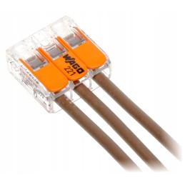 3 pin wago quick connector electrical cube