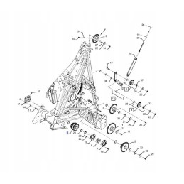 Press chain wheel New Holland RB150 RB180 4761