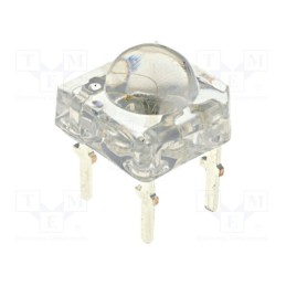 1 pcs x OPTOSUPPLY - OSTBKAZ2C1D - LED Super Flux, 7.62x7.62mm, tricolour, RGB, 3000mcd, 7000mcd