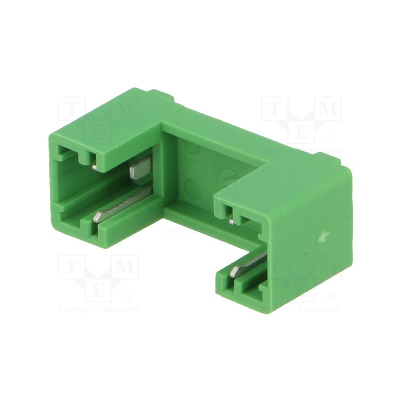 5 pcs x Stelvio Kontek - PTF/75 - Fuse holder, cylindrical fuses, THT, 5x20mm, -30÷85°C, 6.3A, green