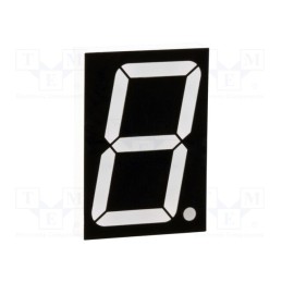 1 pcs x WENRUN - LSD150AUE-101-01 - Display: LED, 7-segment, 38.1mm, 1.5', No.char: 1, red, 20mcd